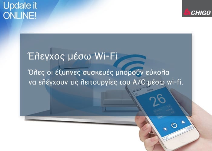 έλεγχος μέσω wifi